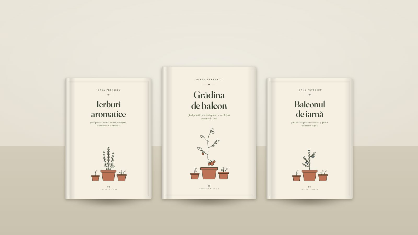 Design editorial — „Grădina de balcon”